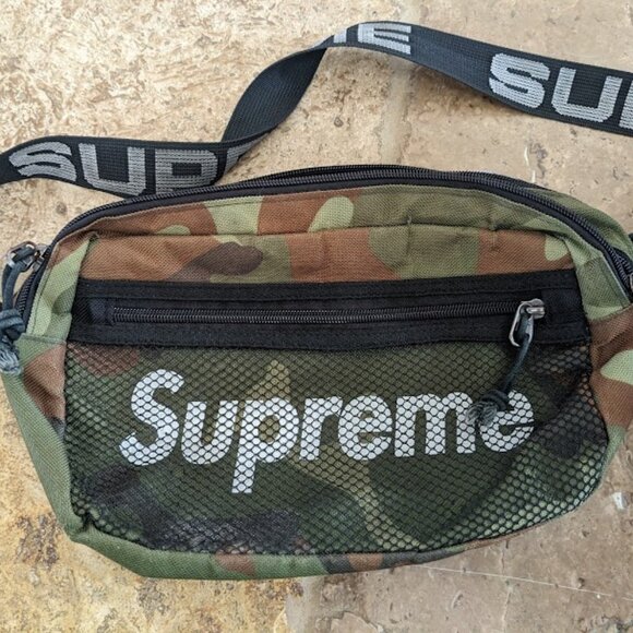 Supreme Camo Waist Back Fanny Pack Crossbody - Picture 1 of 2